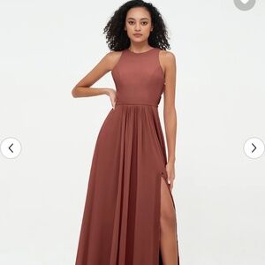 New Terracotta bridesmaids Dress